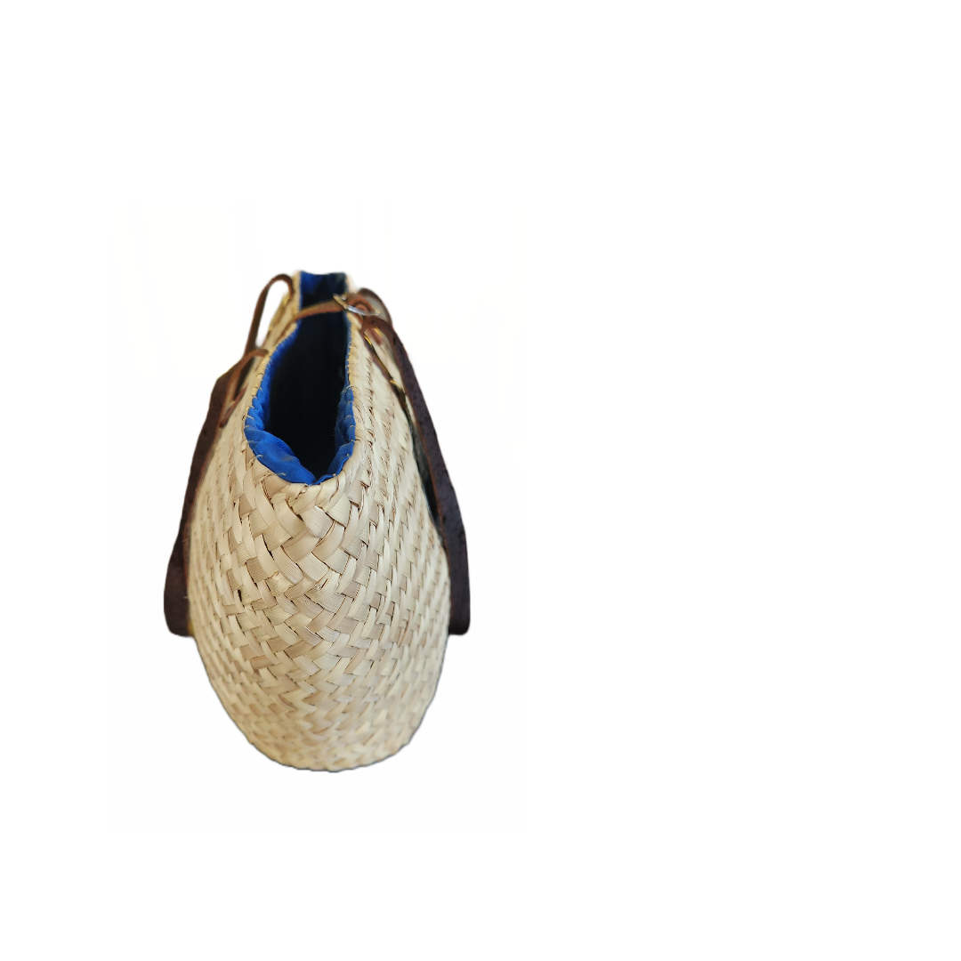 Artesanal Beach Bag Handmade with straw palm leaf