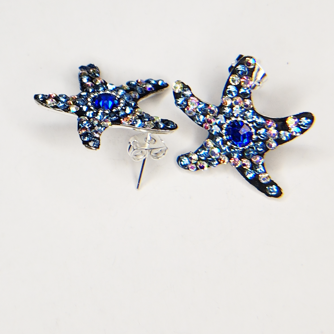 silver earrings
