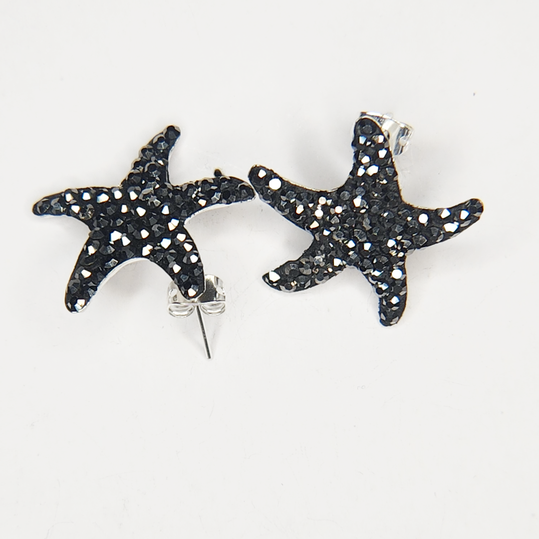 silver earrings