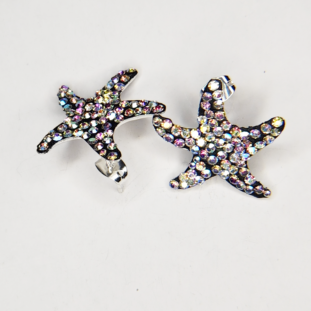 silver earrings