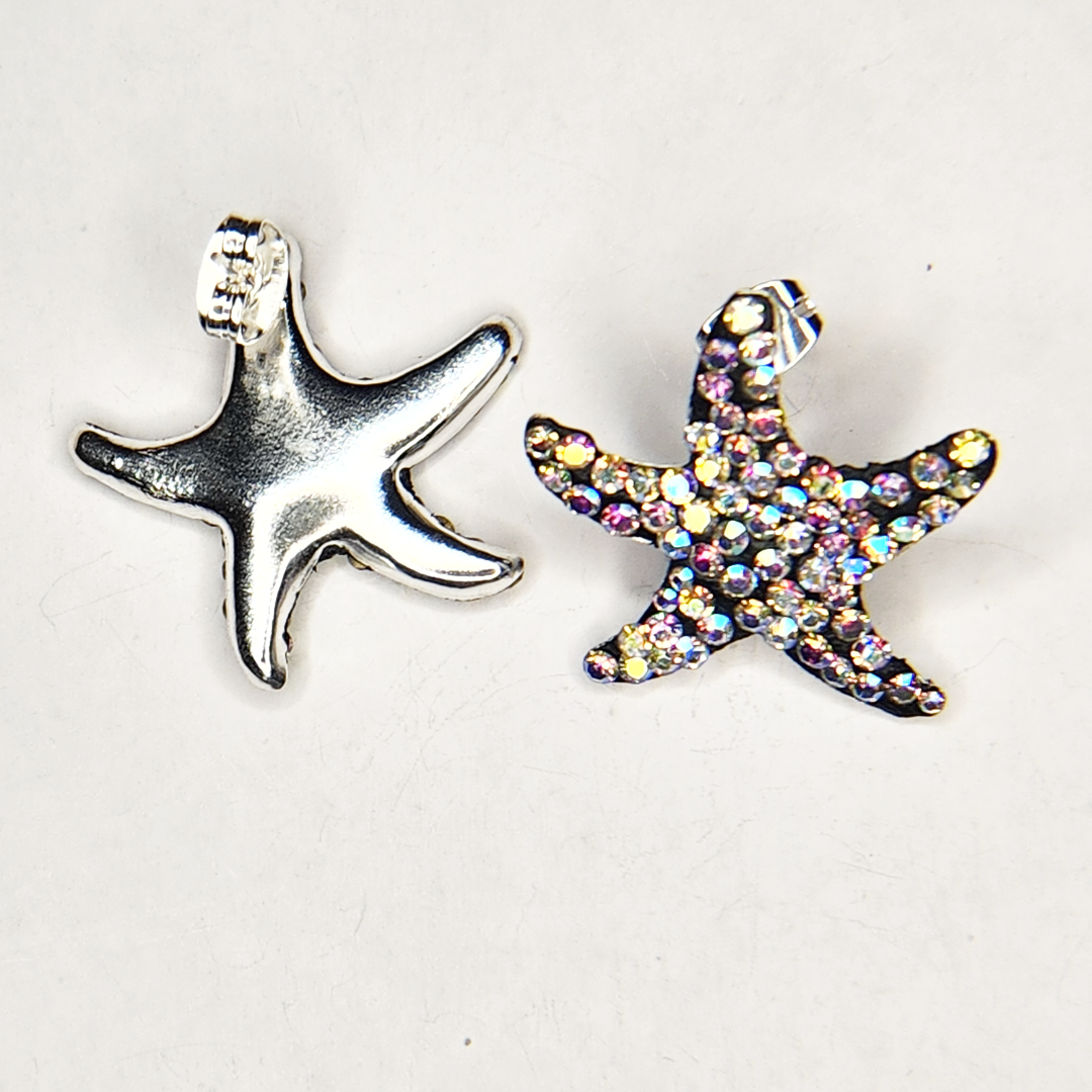 silver earrings