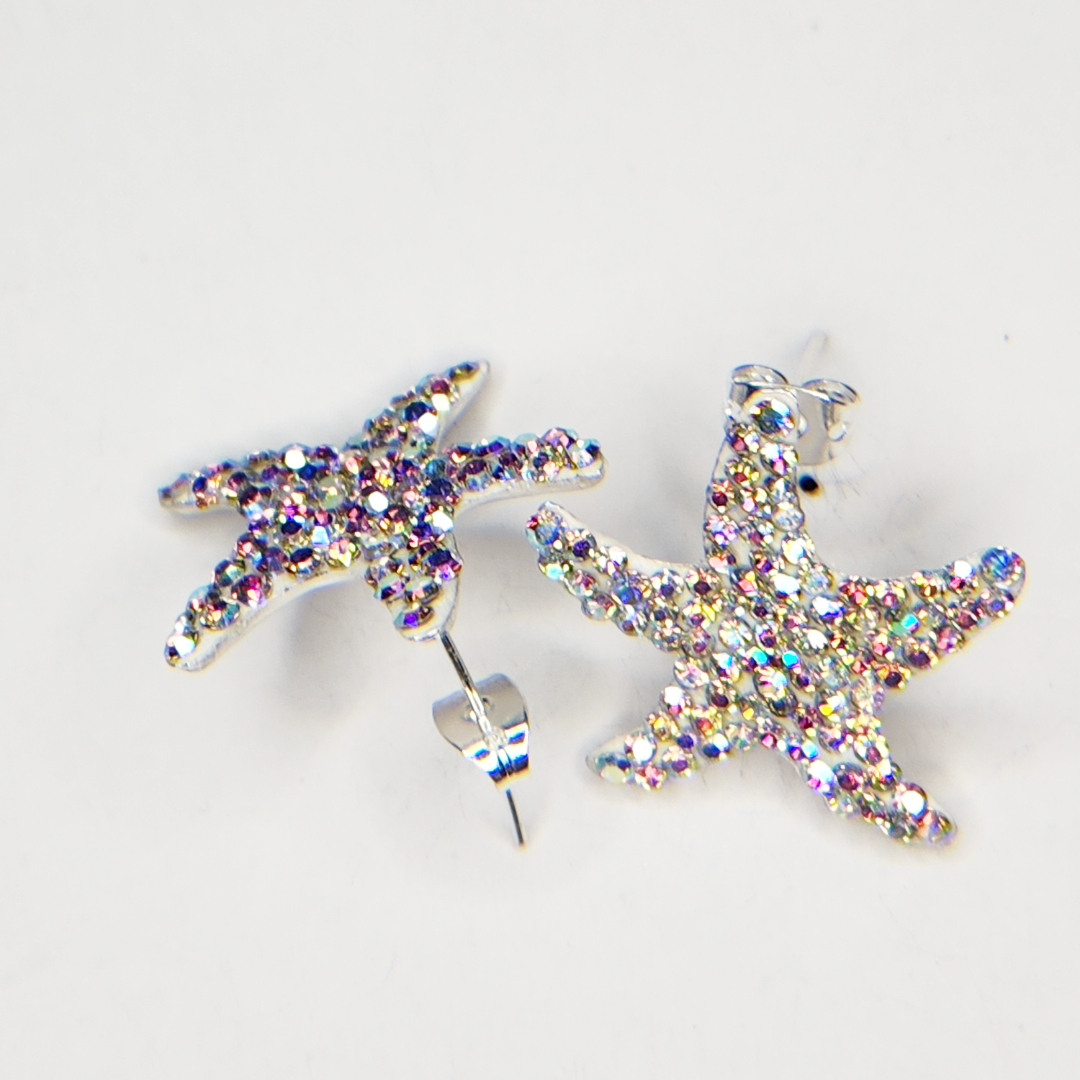 silver earrings