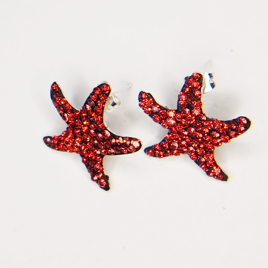 silver earrings
