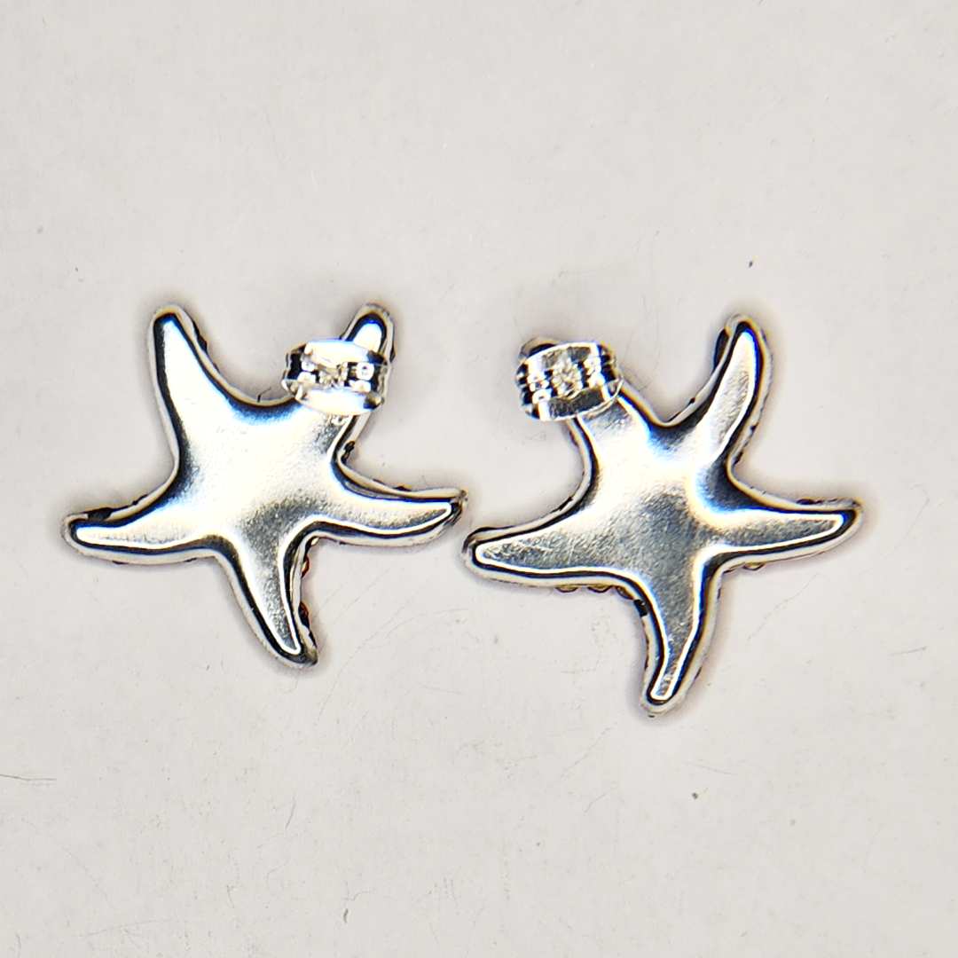 silver earrings