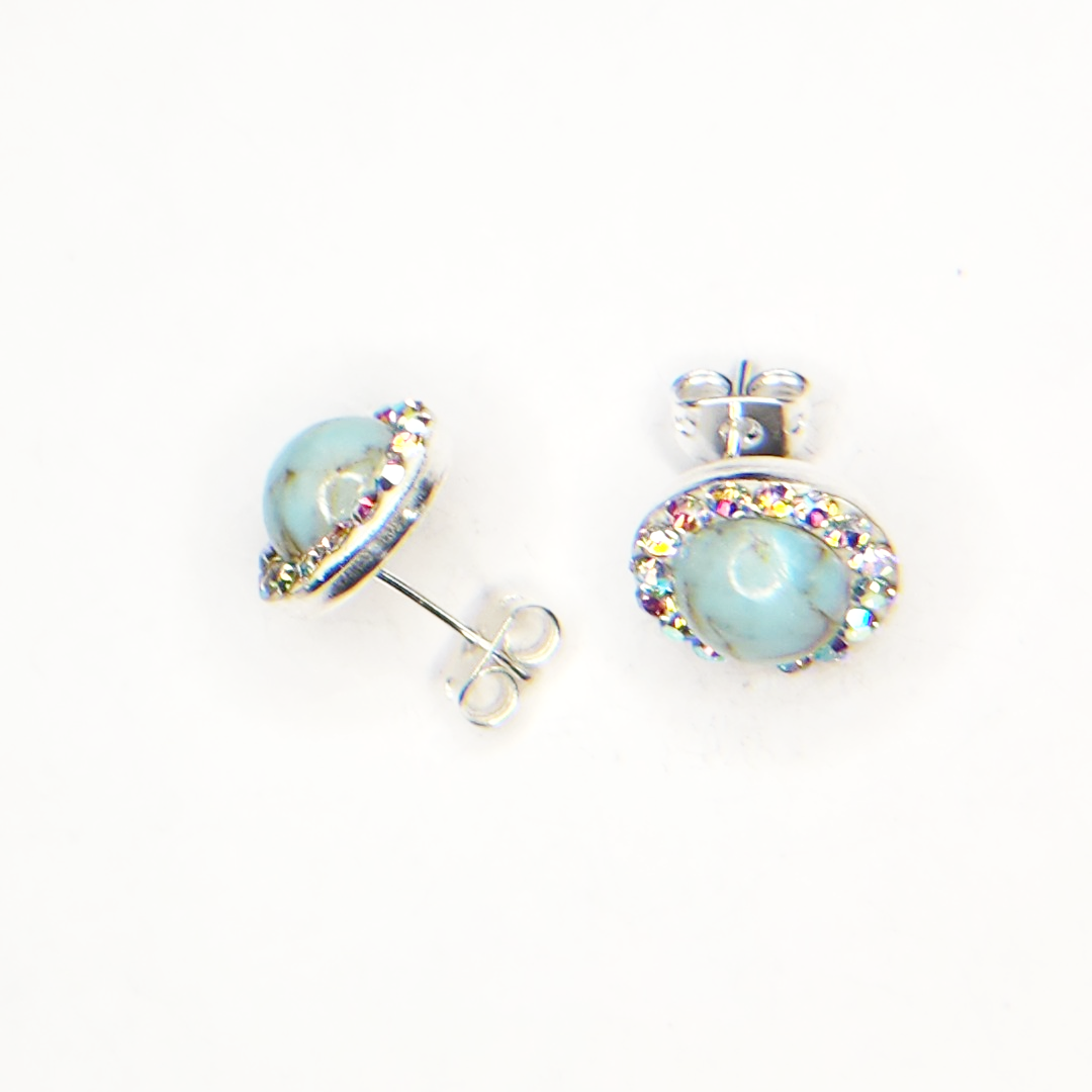 silver earrings