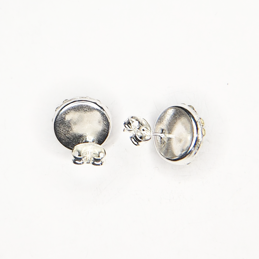 silver earrings