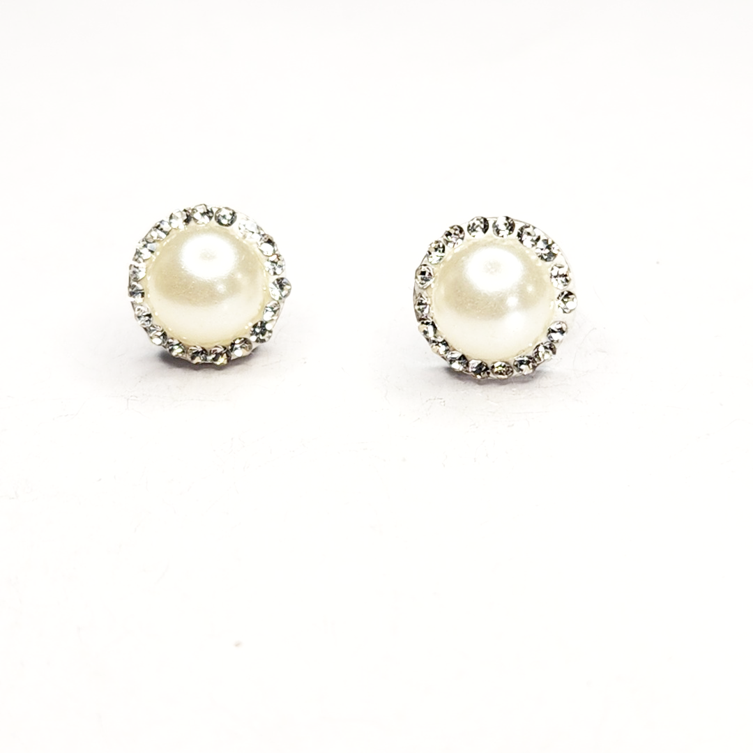 silver earrings