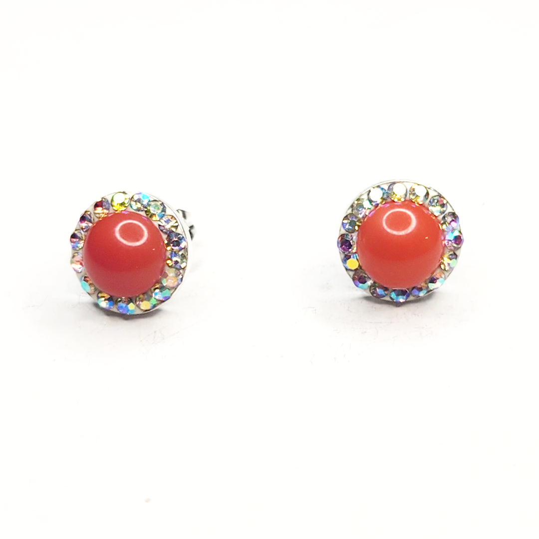 silver earrings
