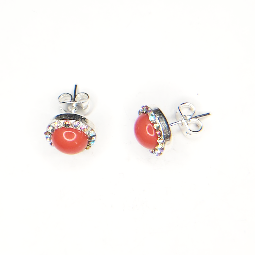 silver earrings