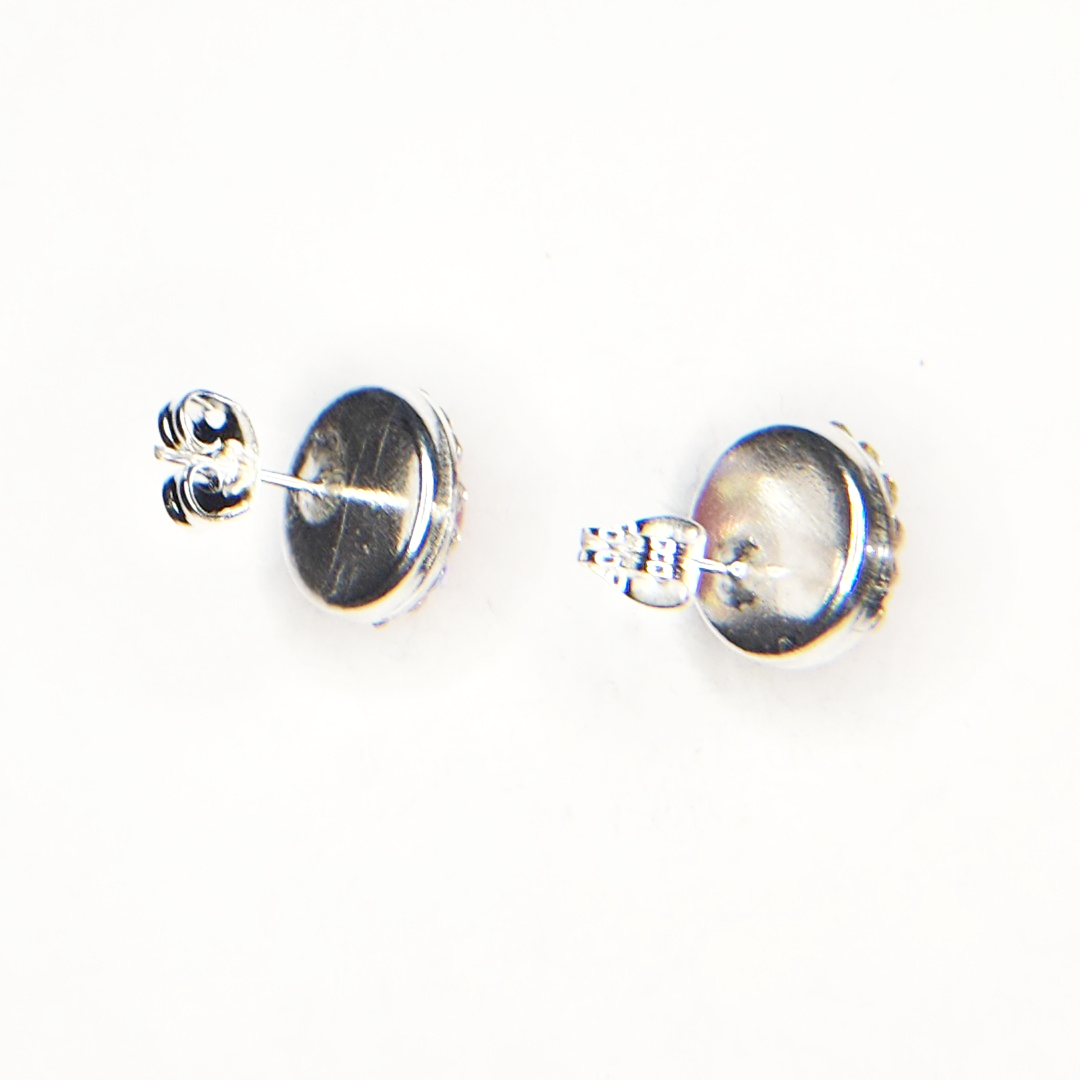 silver earrings