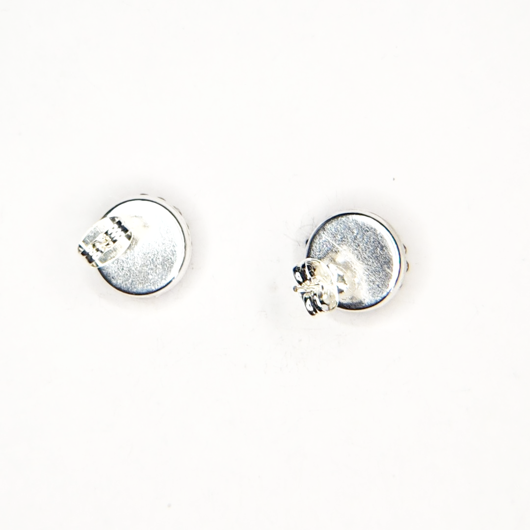 silver earrings