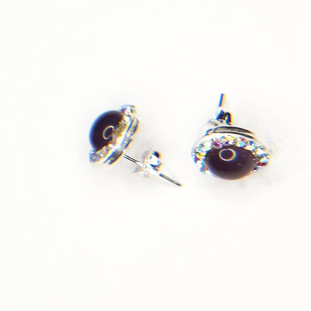 silver earrings