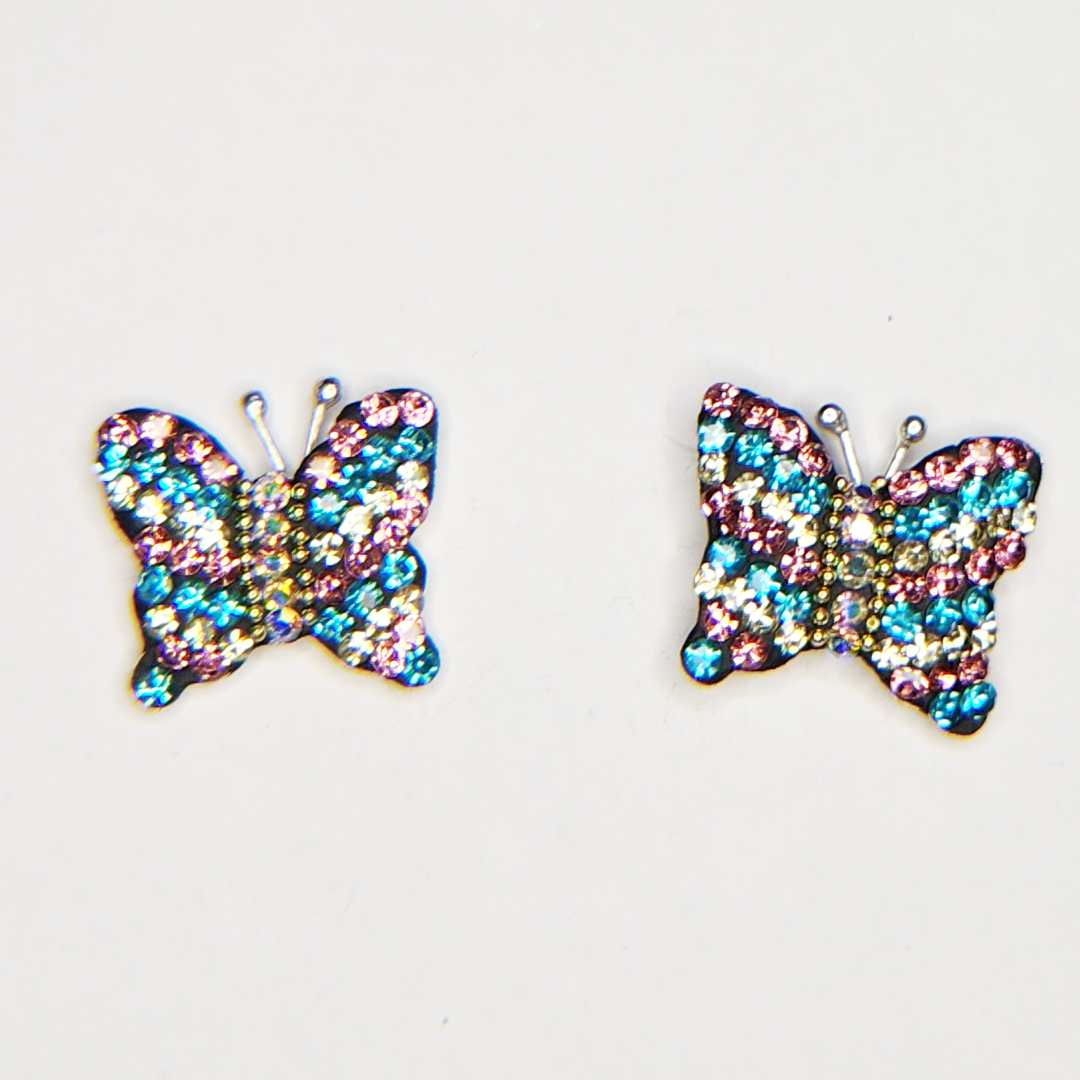 silver earrings