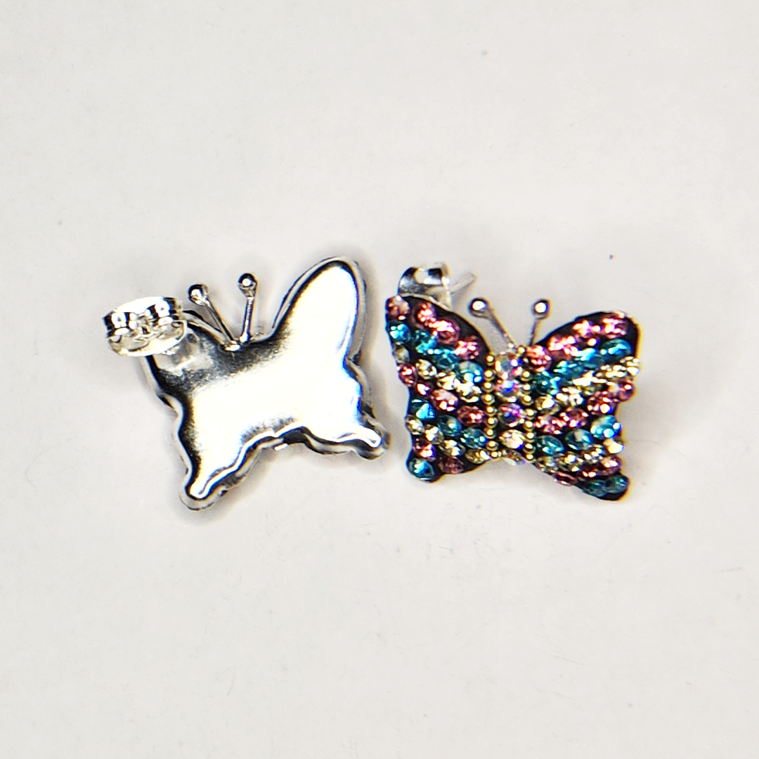 silver earrings
