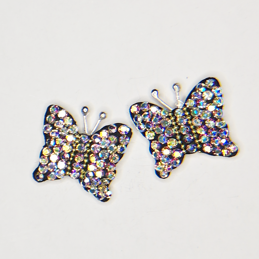 silver earrings