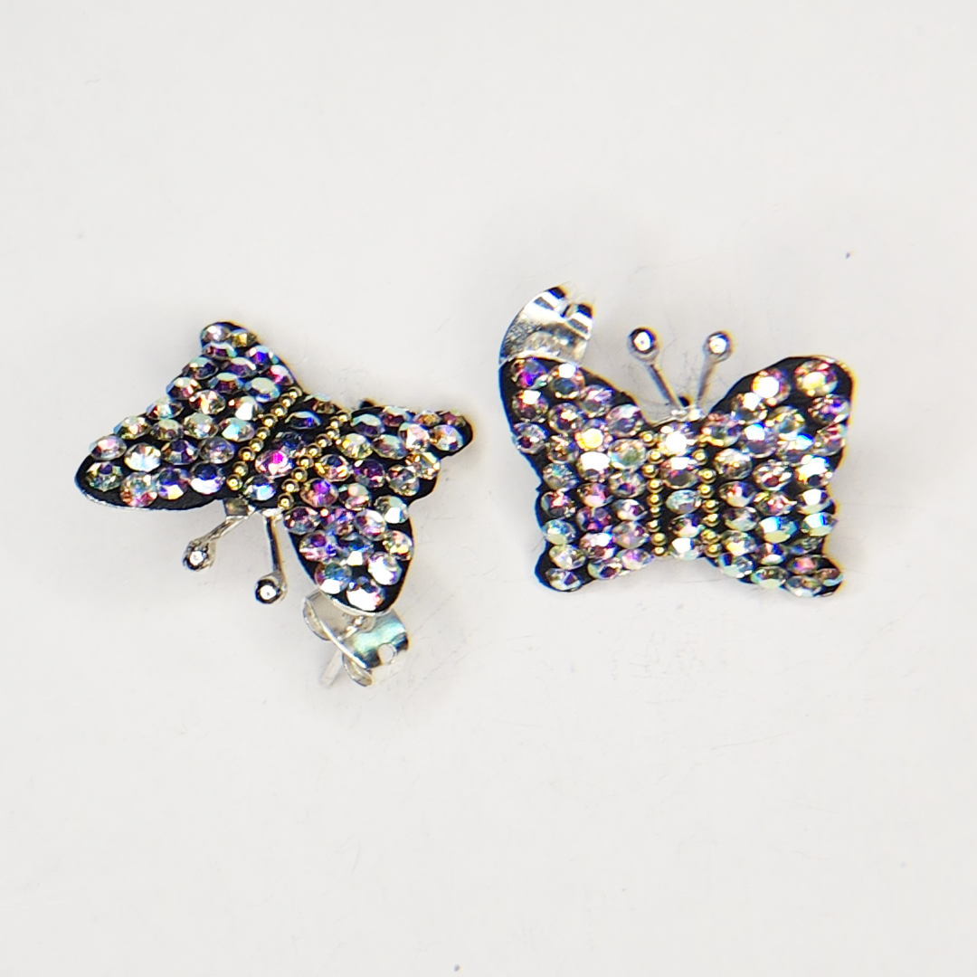silver earrings