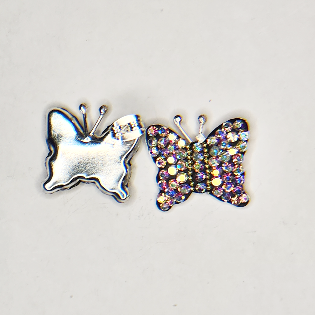 silver earrings