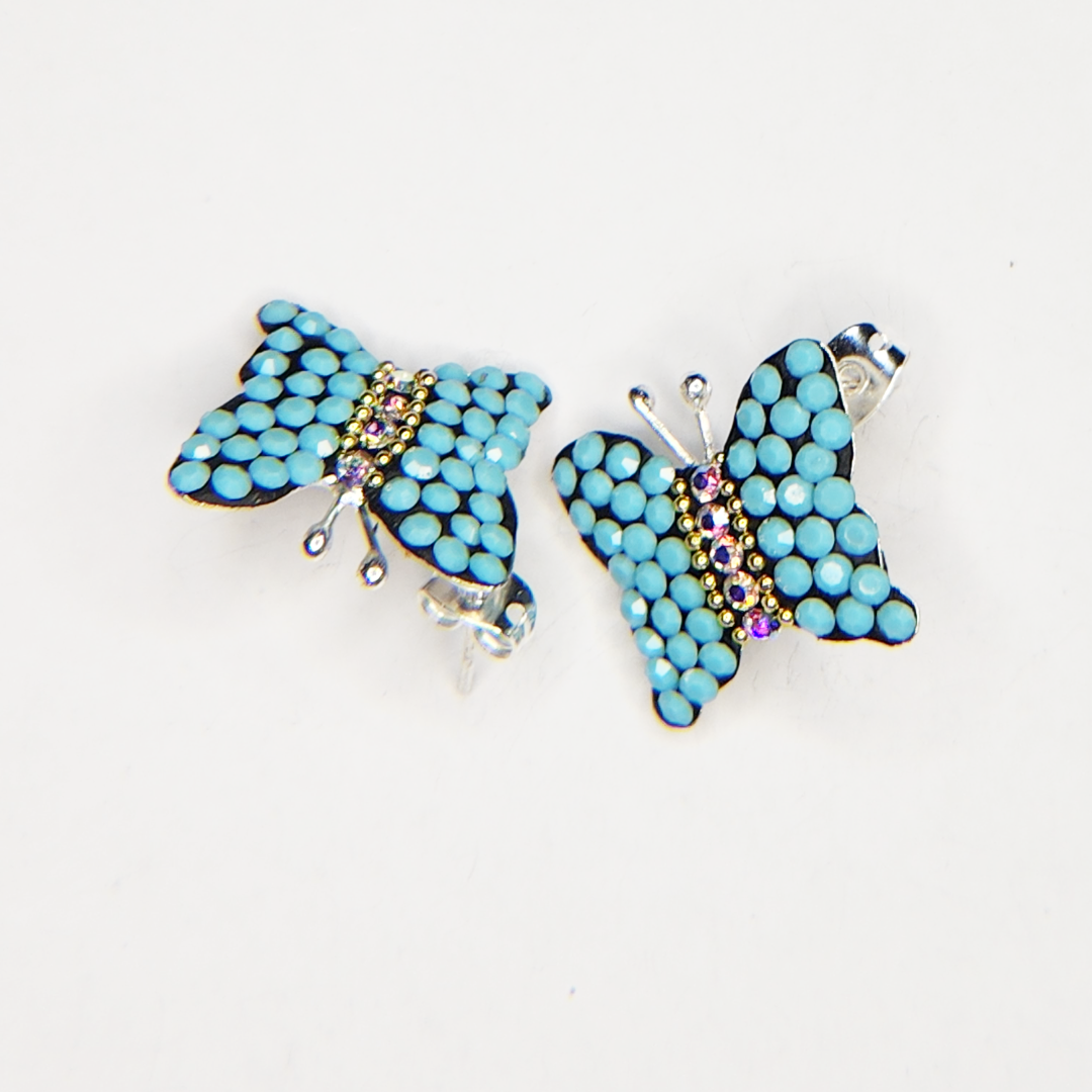 silver earrings