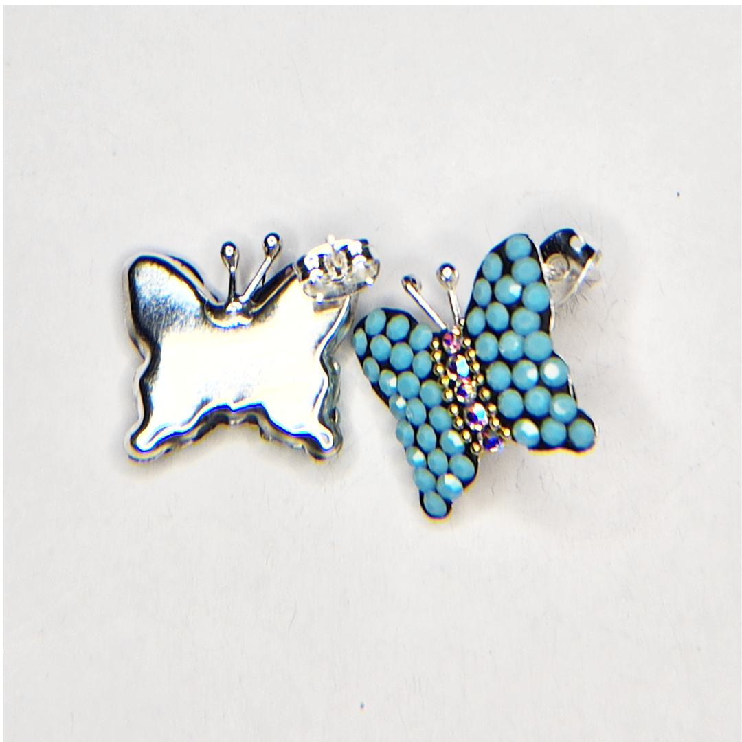 silver earrings