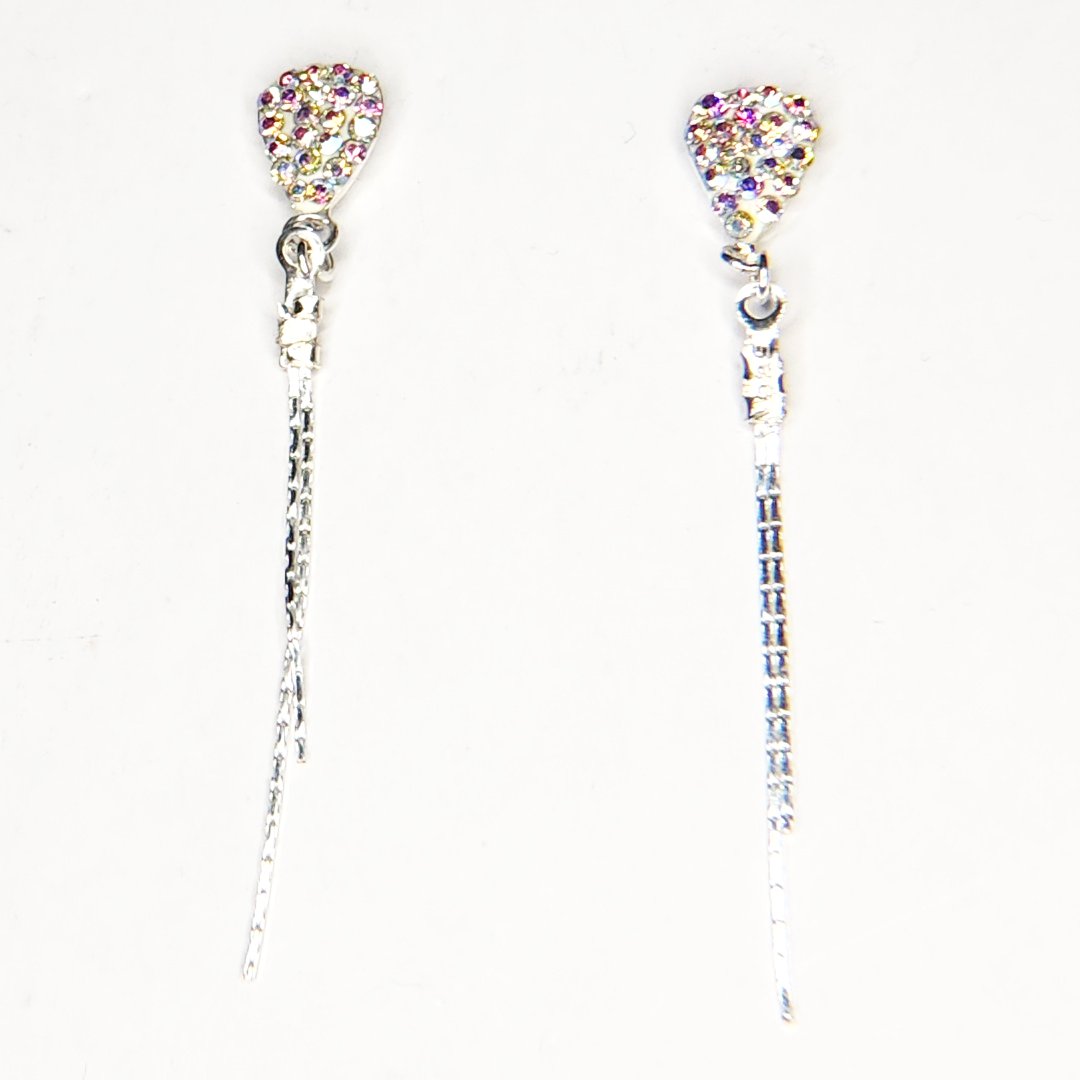 silver earrings