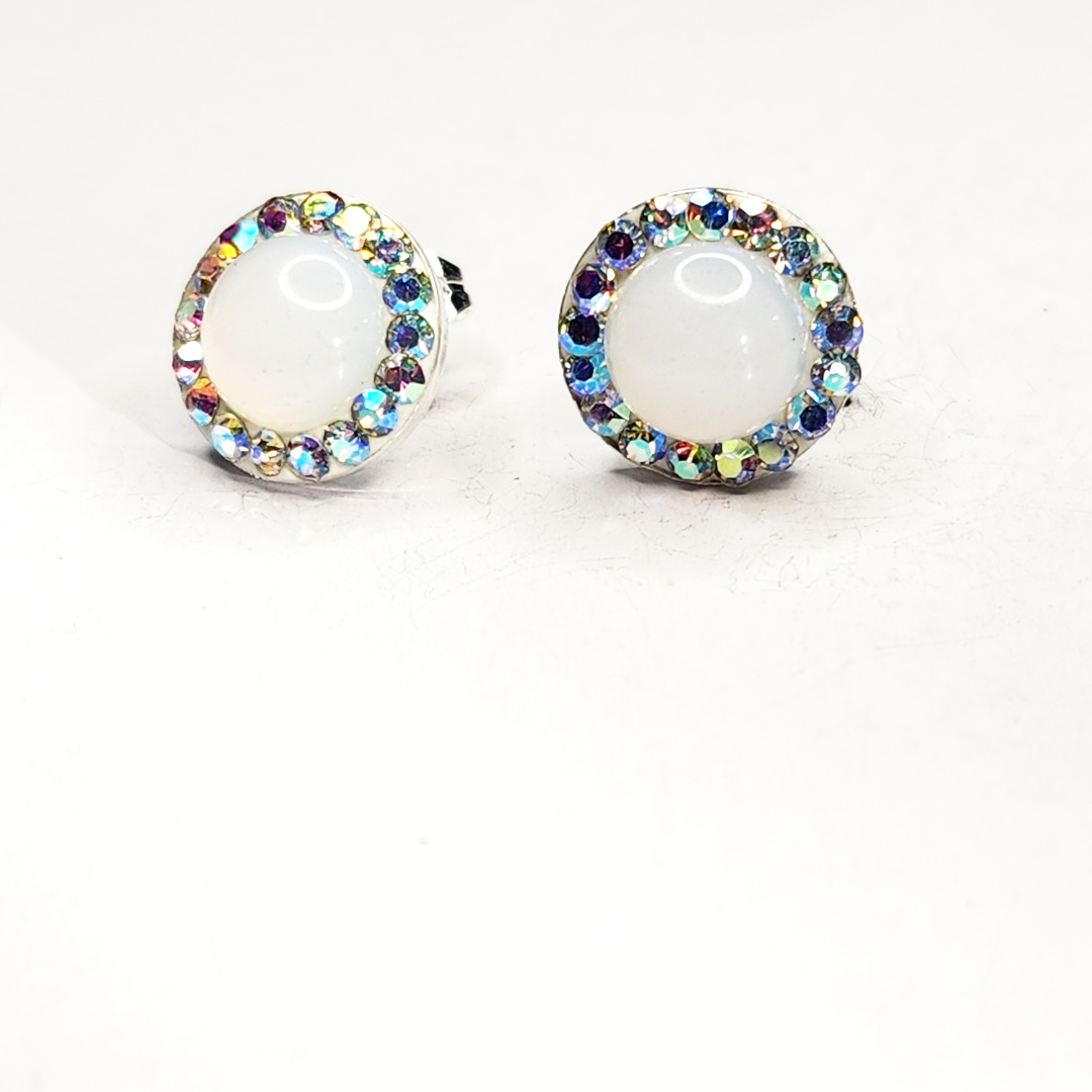 silver earrings