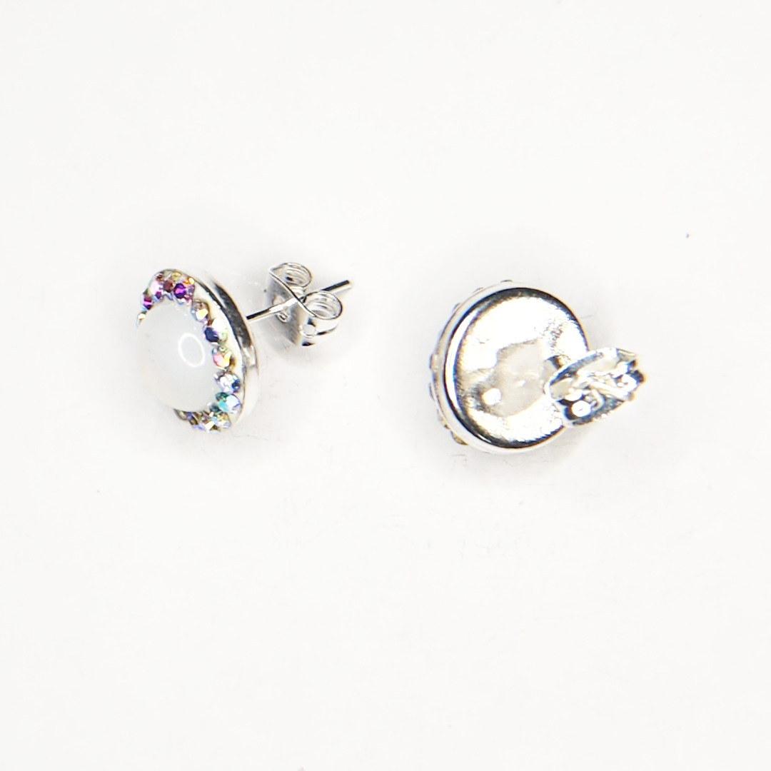 silver earrings