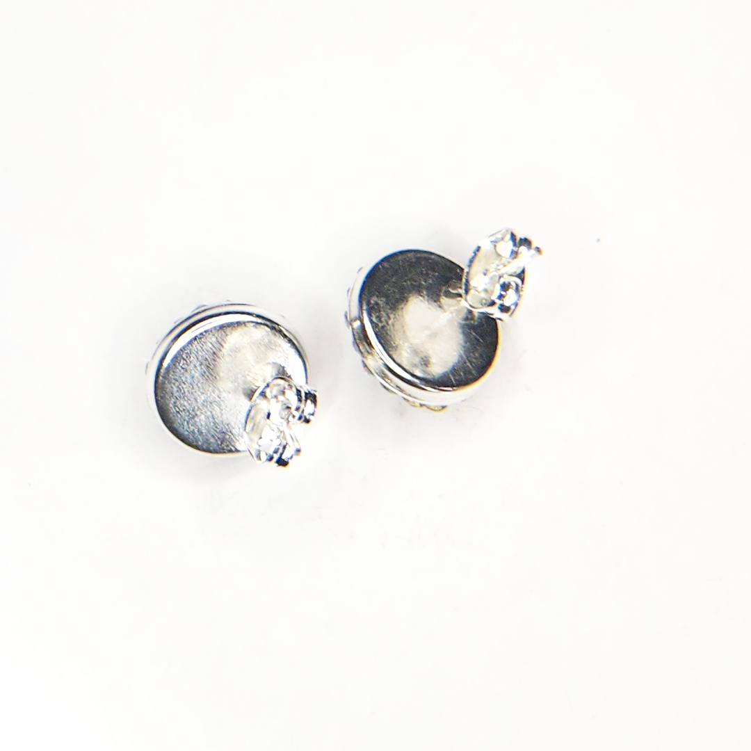 silver earrings