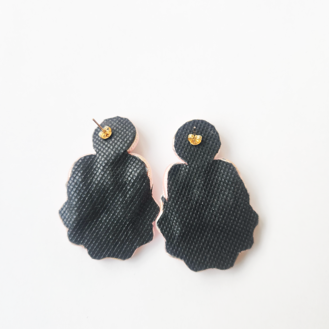 Beads and Rhinestones Earrings | Handmade Cluster Earrings | Birthday Gift