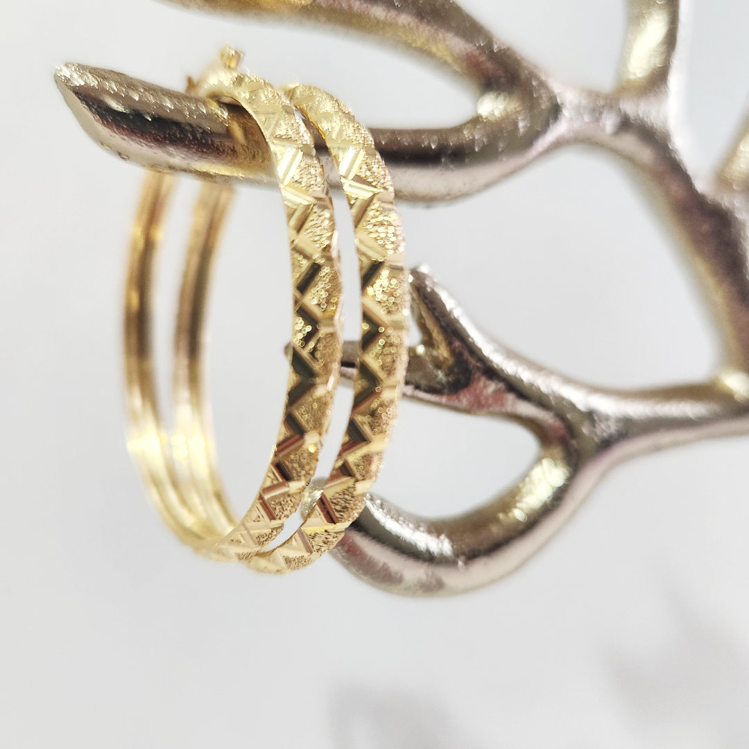 Earrings Hoop | Hypoallergenic 14k Gold Plated Brass | Earrings Handmade | Birthday Gift